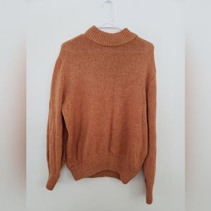 Aerie orange sweater, size small.